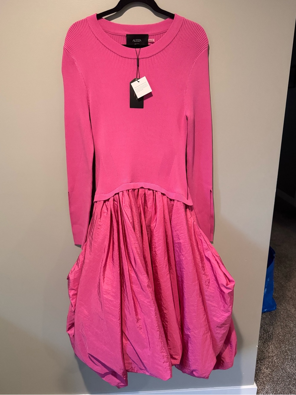 Aleeza Paris Celeste Knit Bubble Dress - Picture 2 of 3